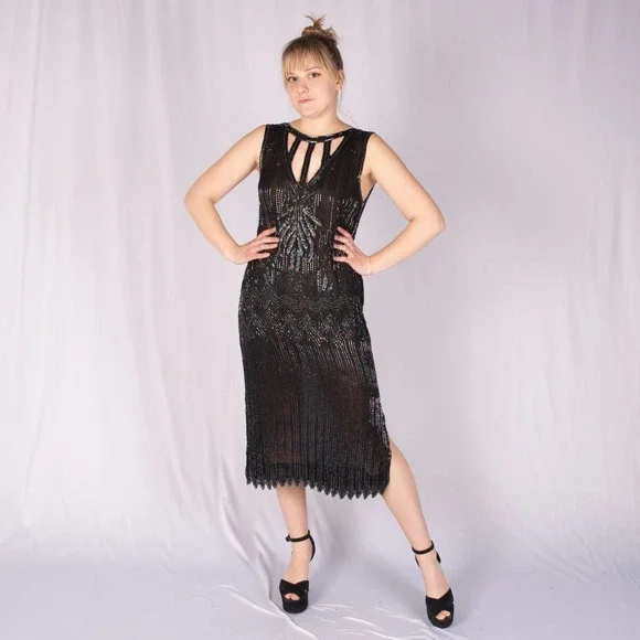iridescent black dress Ladivine - CDS465 main image 0